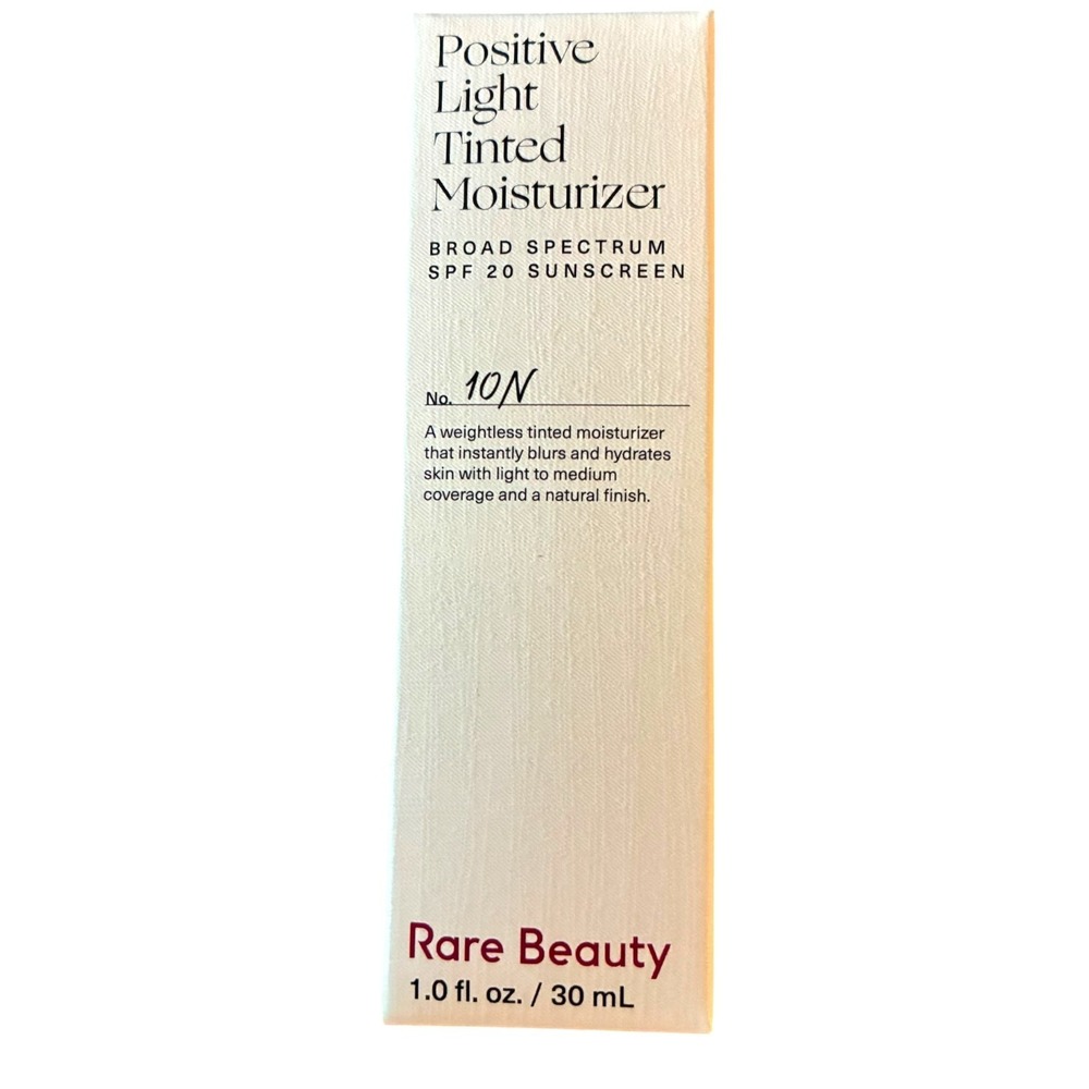 Rare Beauty Positive Light Tinted Moisturizer SPF 20 10N Full Size 1 oz